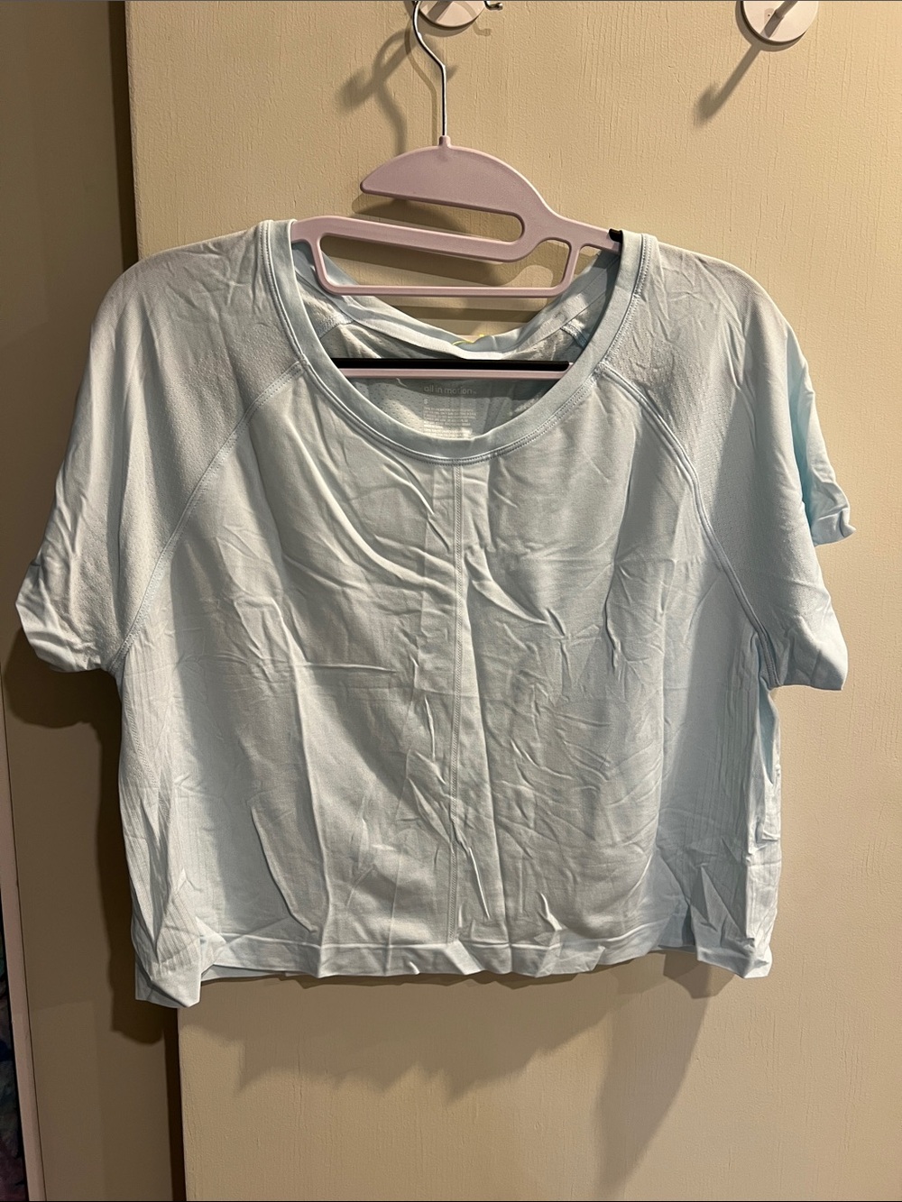 All In Motion Seamless Boxy Cropped Short Sleeve T-Shirt